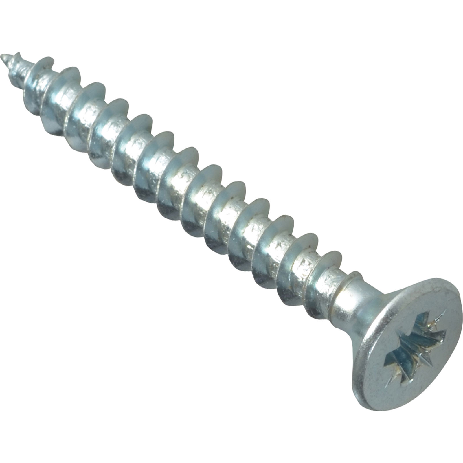 Image of Forgefix Multi Purpose Zinc Plated Screws 5mm 40mm Pack of 15