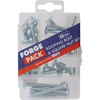 Forgefix ForgePack 48 Piece Roofing Bolt and Nut Set