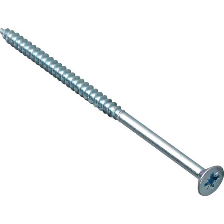 Image of Forgefix Multi Purpose Zinc Plated Screws 5mm 100mm Pack of 200