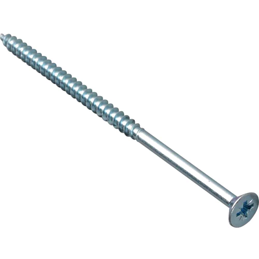 Forgefix Multi Purpose Zinc Plated Screws 5mm 100mm Pack of 200
