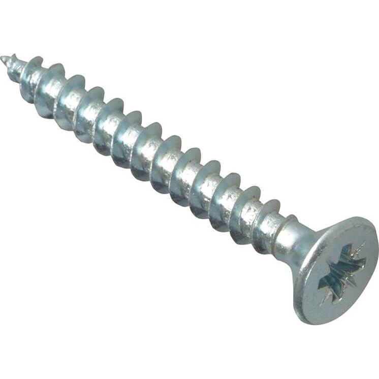Image of Forgefix Multi Purpose Zinc Plated Screws 5mm 40mm Pack of 200