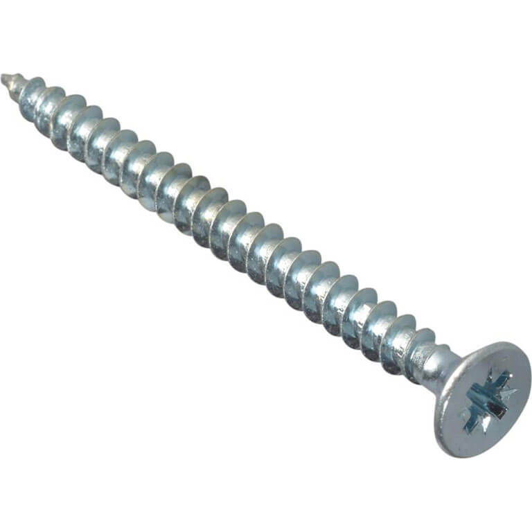Image of Forgefix Multi Purpose Zinc Plated Screws 5mm 60mm Pack of 200