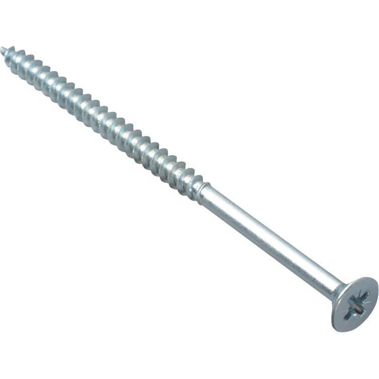 Image of Forgefix Multi Purpose Zinc Plated Screws 5mm 90mm Pack of 200