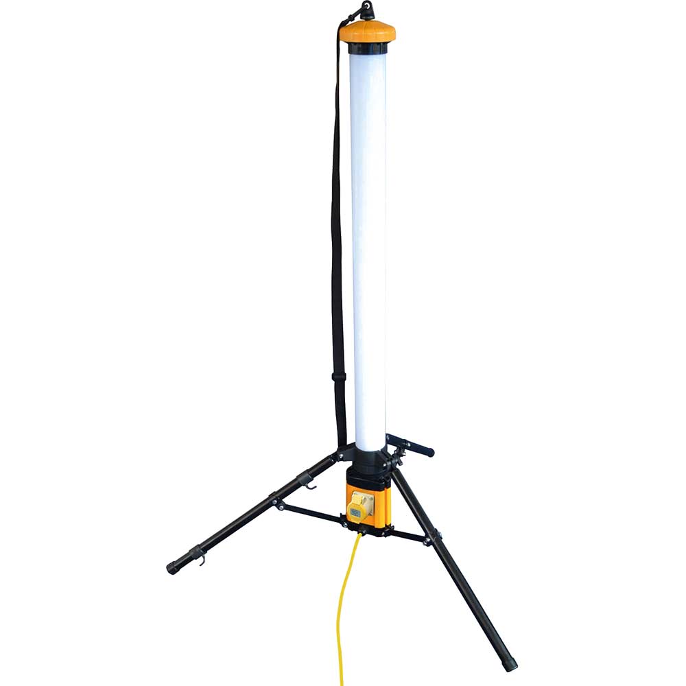 Faithfull 336 LED Pole Work Light Tripod 110v