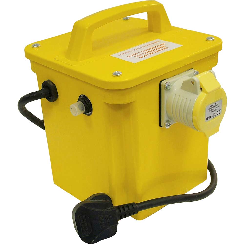 Faithfull Portable Site Transformer 240v to 110v 1.5Kva 110v