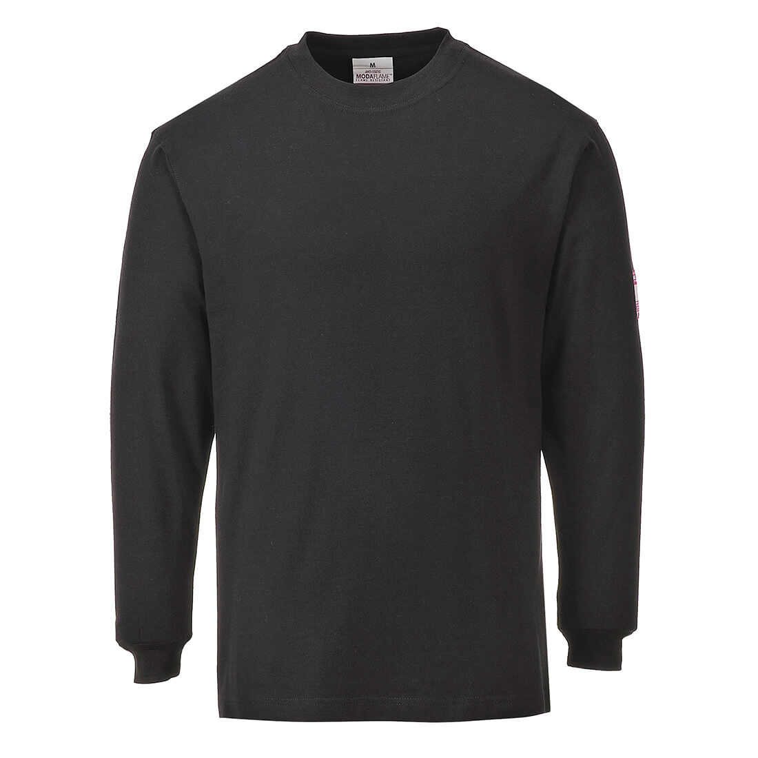 Image of Modaflame Mens Flame Resistant Antistatic T Shirt Black L