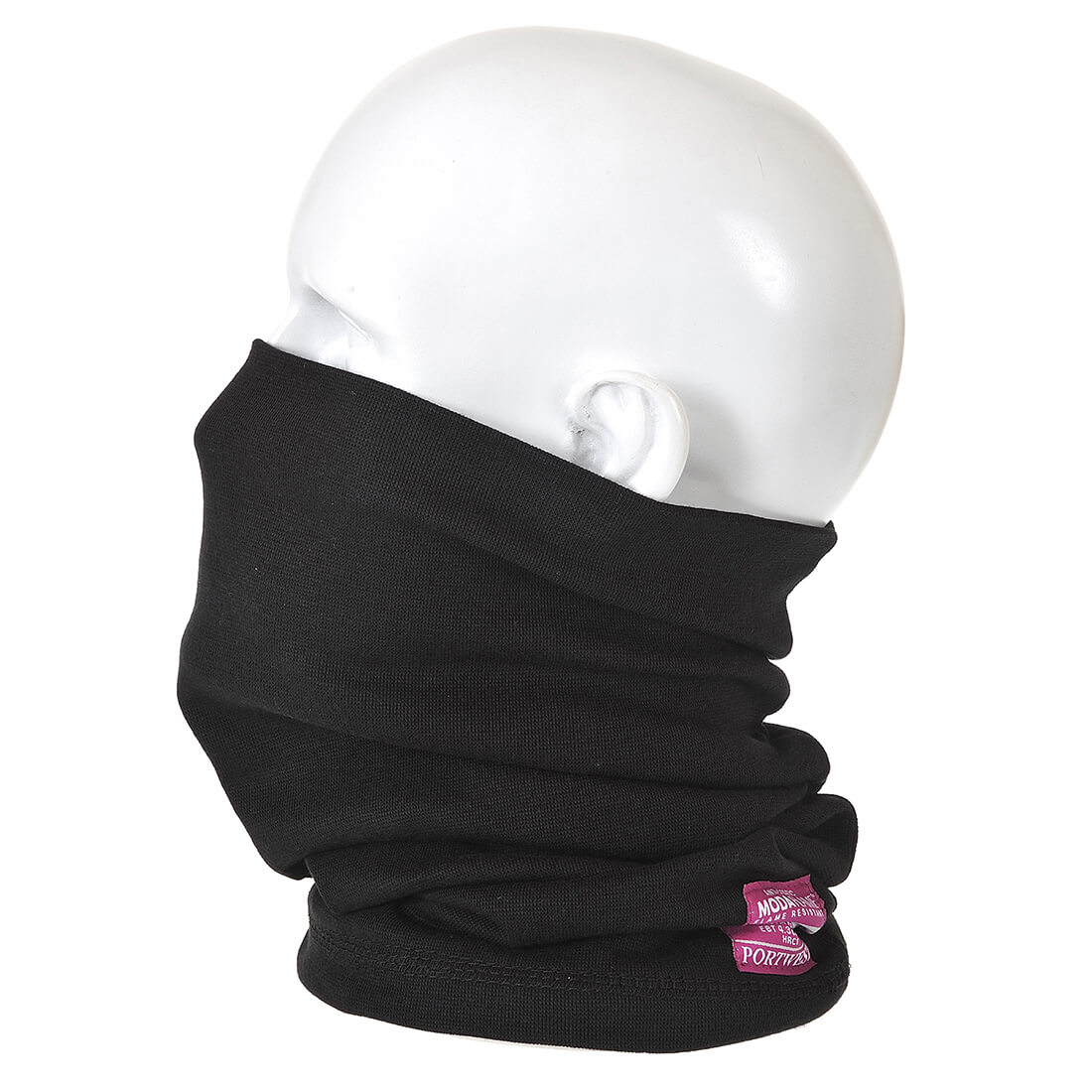 Image of Modaflame Flame Resistant Antistatic Neck Tube Black One Size