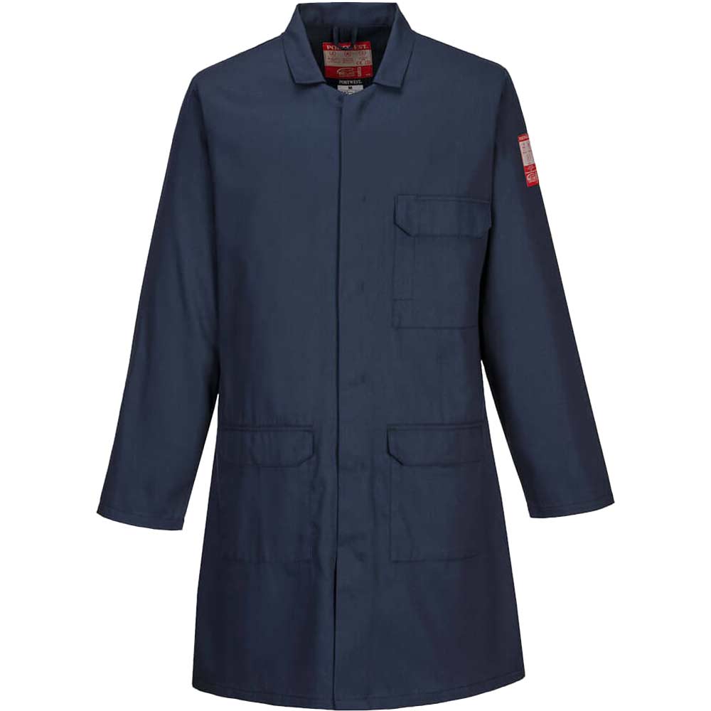 Image of BizFlame Flame Resistant Standard Coat Navy L