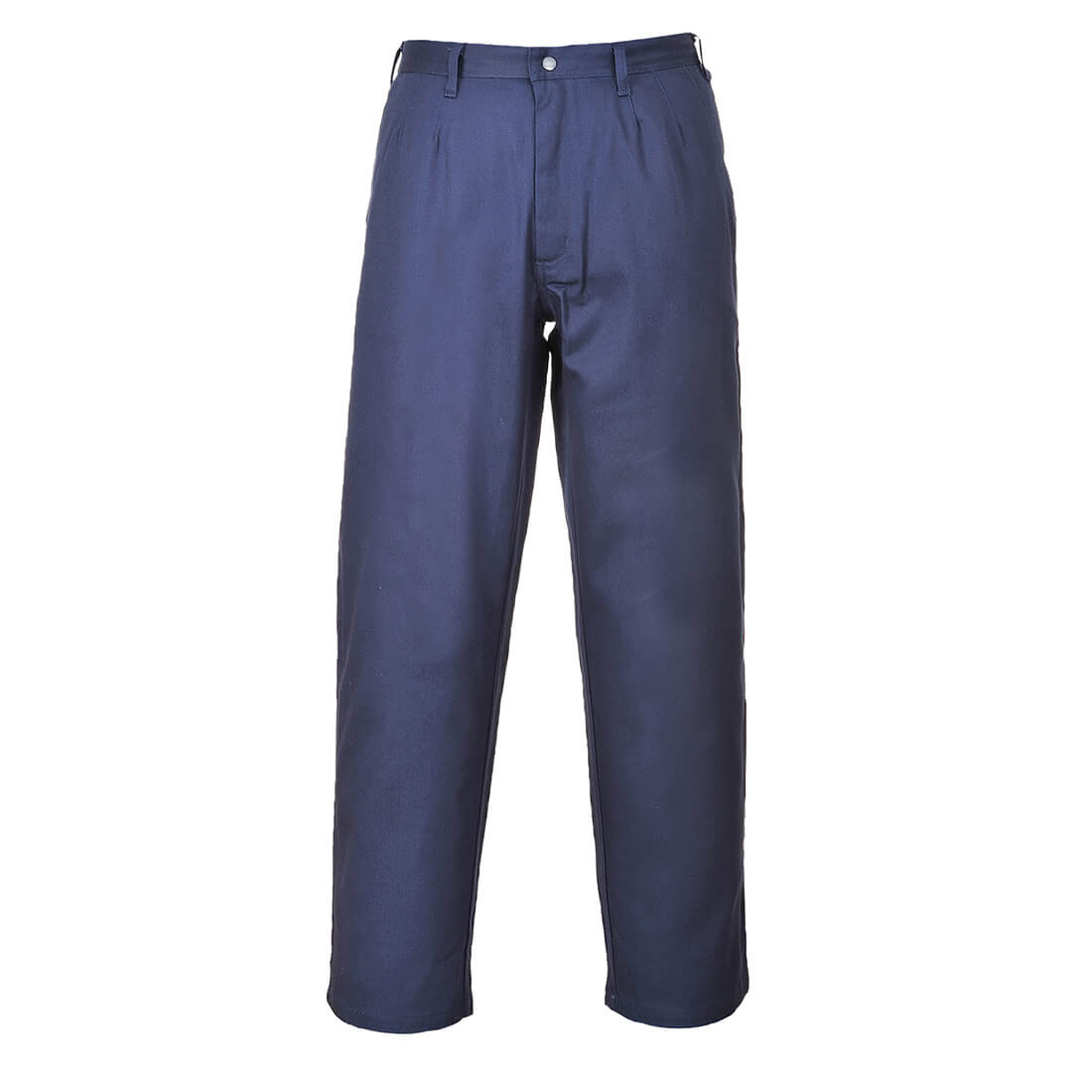 Image of Biz Flame Pro Mens Flame Resistant Trousers Navy Blue L 32"