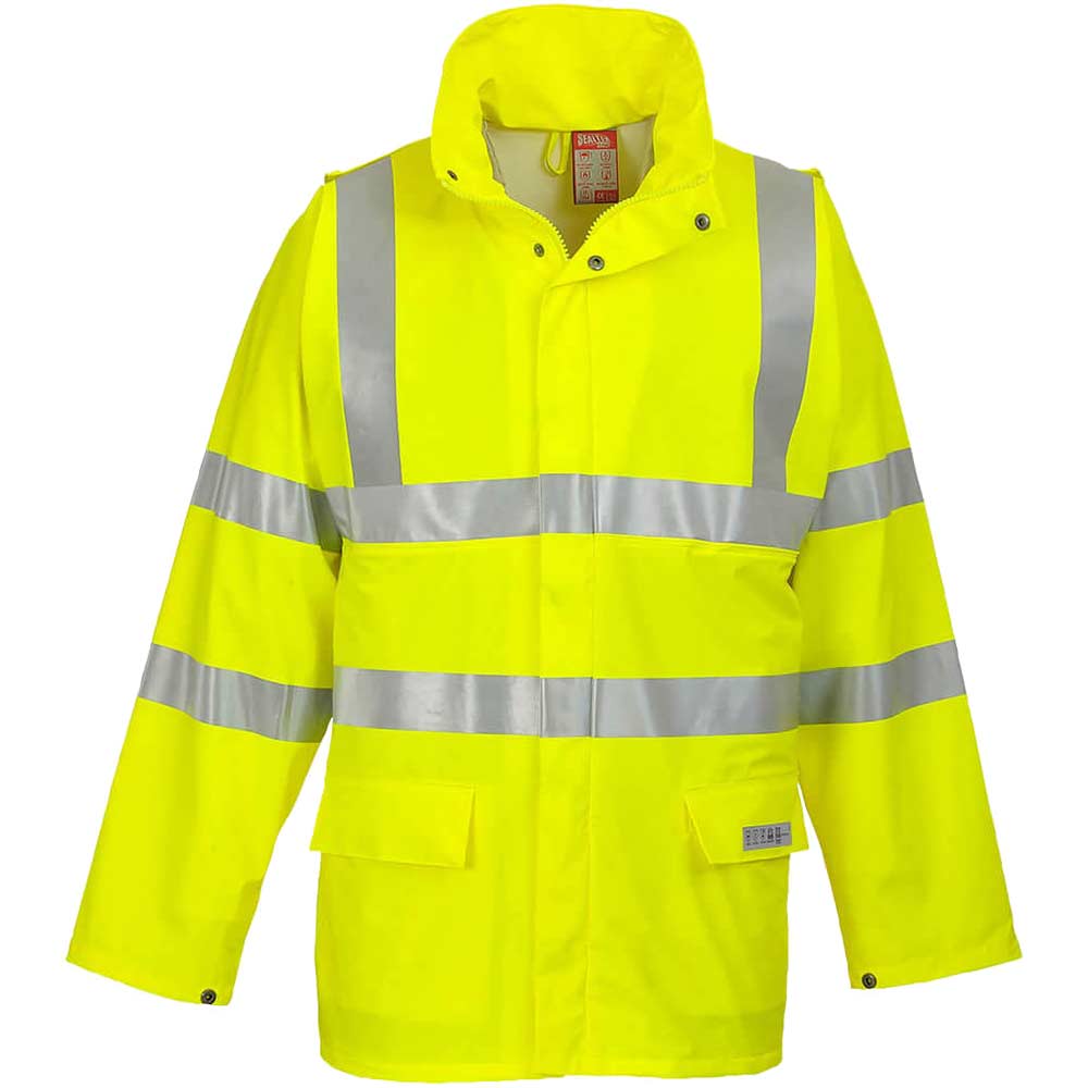Sealtex Flame Resistant Hi Vis Jacket Yellow 5XL