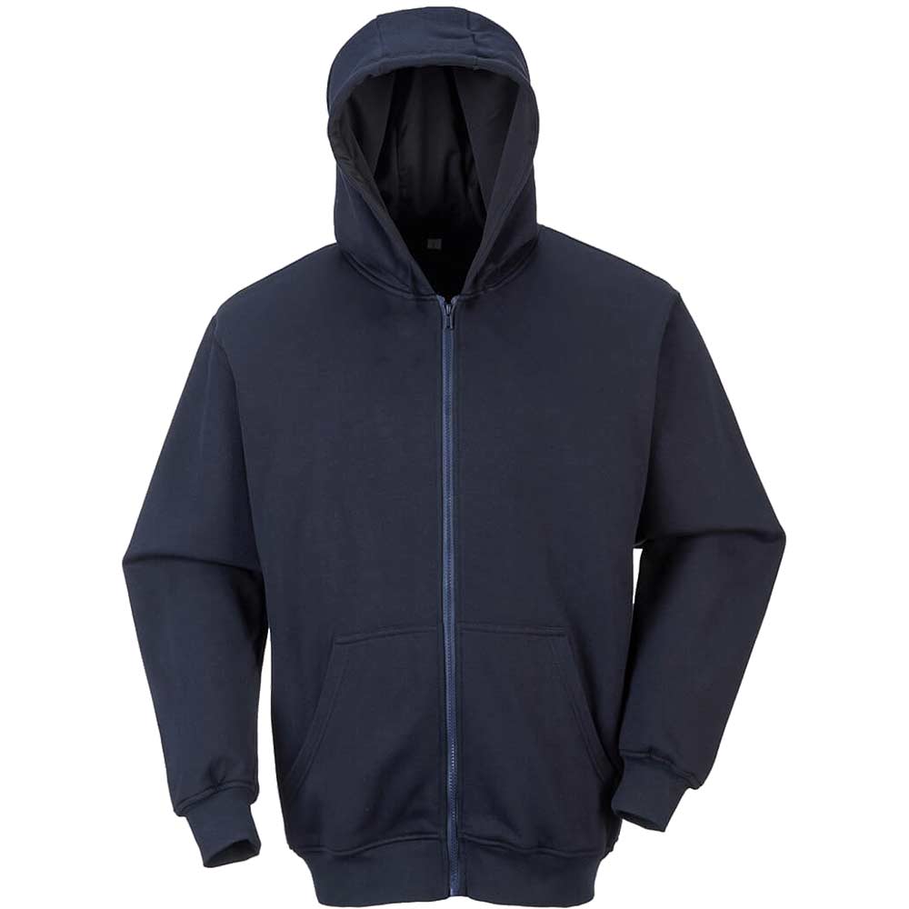 Image of Modaflame Mens Anti Static Flame Resistant Hoodie Navy 3XL