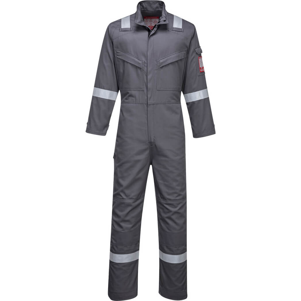 Image of Biz Flame Ultra Flame Resistant Coverall Grey S