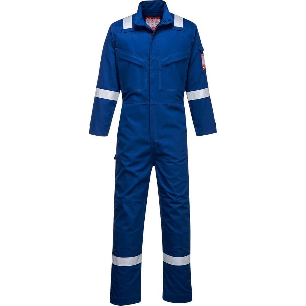 Image of Biz Flame Ultra Flame Resistant Coverall Royal Blue 3XL