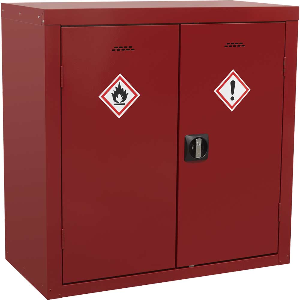 Sealey Pesticide / Agrochemical Storage Cabinet 900mm 460mm 900mm in UK Specification
