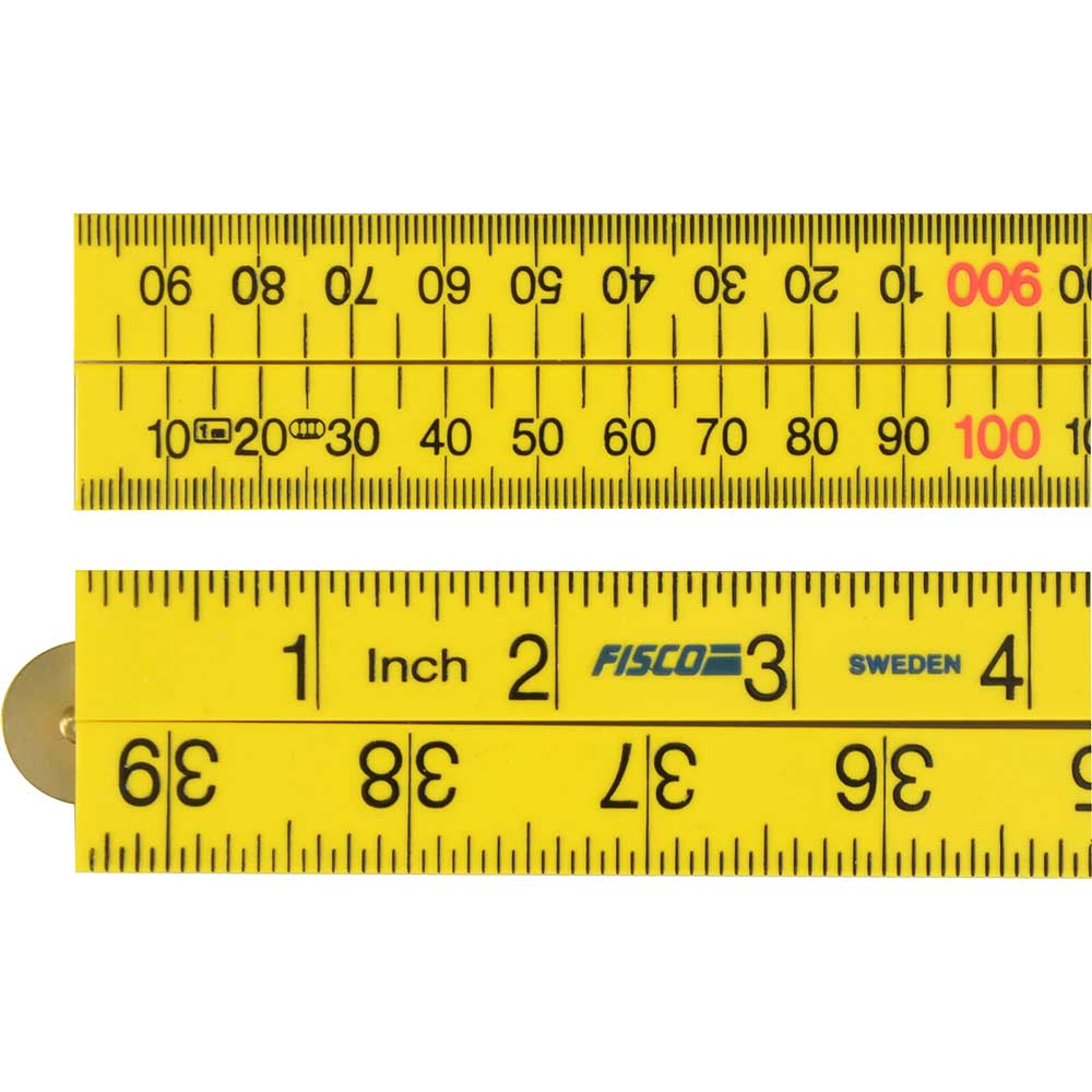 Fisco Yellow ABS Nylon Folding Rule | Rulers