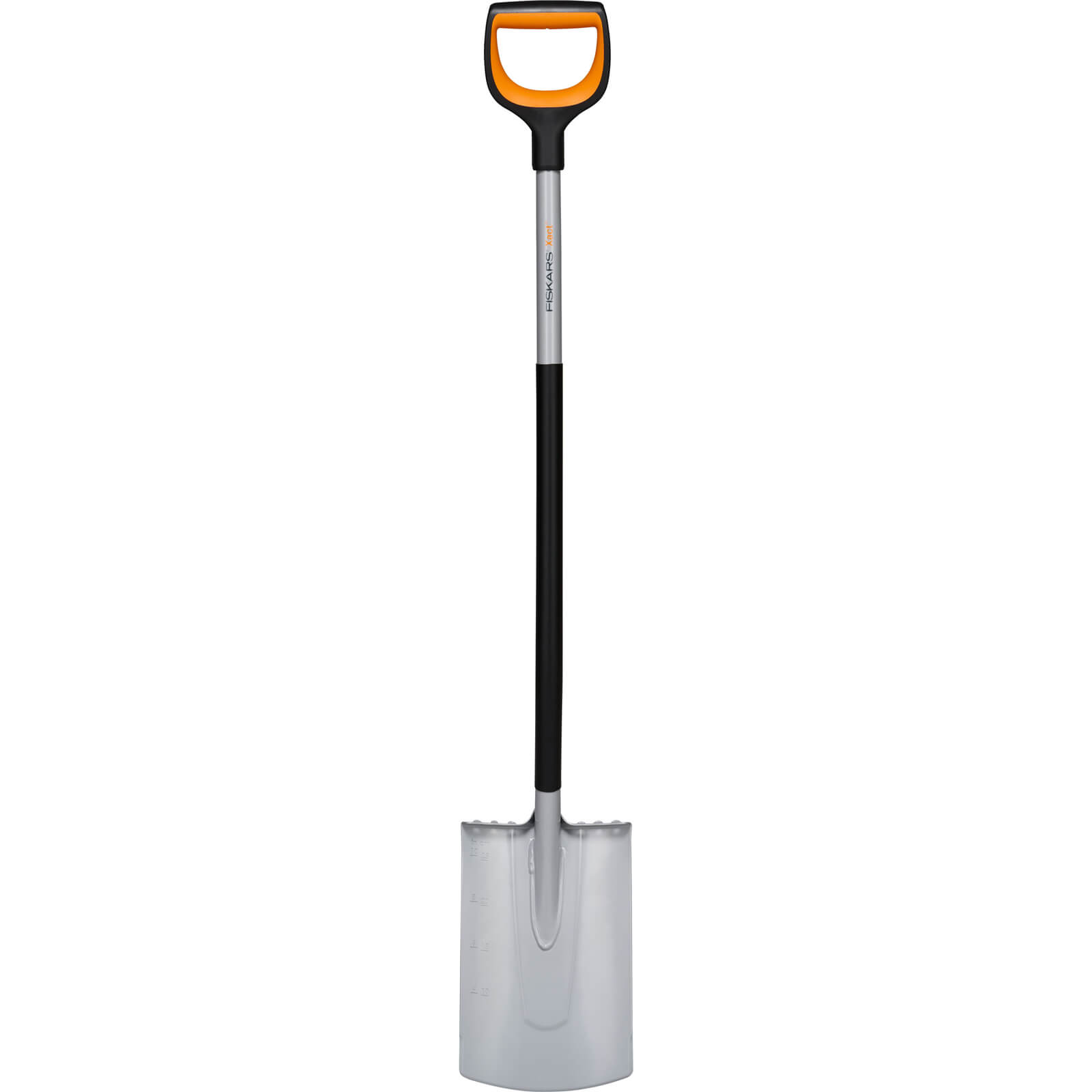 Image of Fiskars XACT SoftGrip D Handle Rounded Digging Spade 1.2m