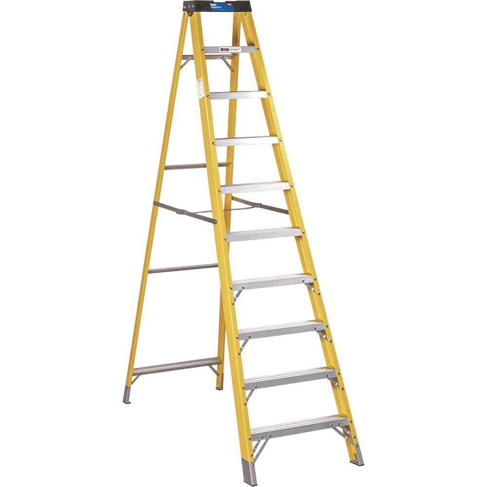 Sealey Trade Fibreglass Step Ladder 9
