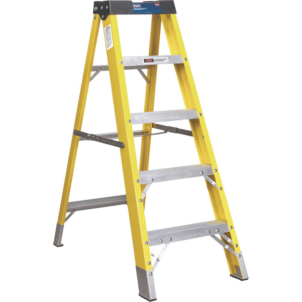 Sealey Trade Fibreglass Step Ladder 4