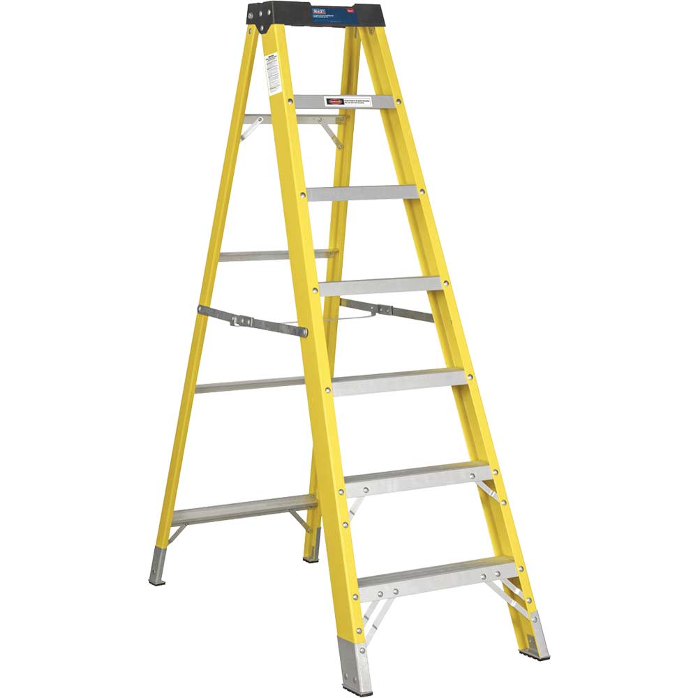 Sealey Trade Fibreglass Step Ladder 6
