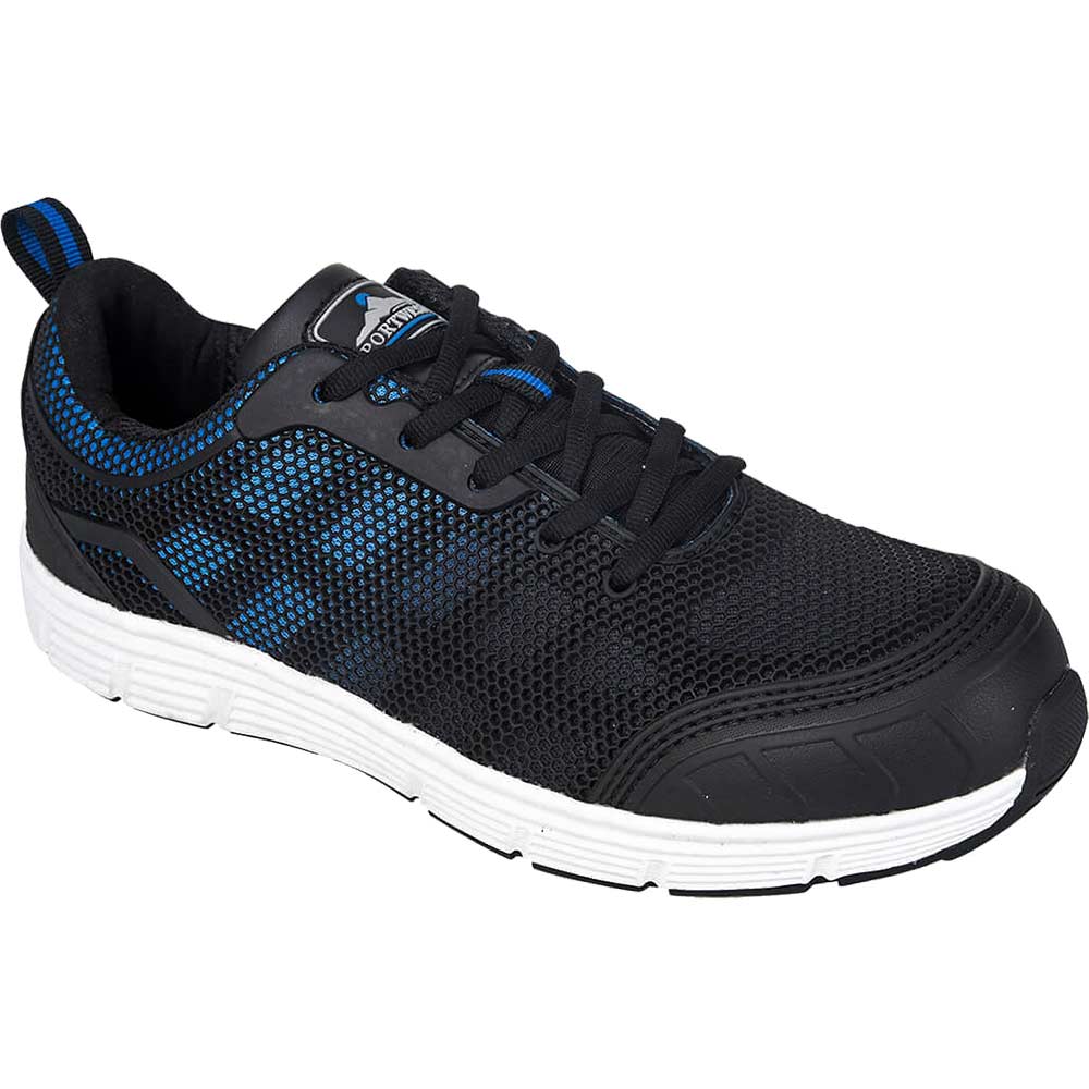 Portwest Steelite Tove Safety Trainers Black / Blue Size 4