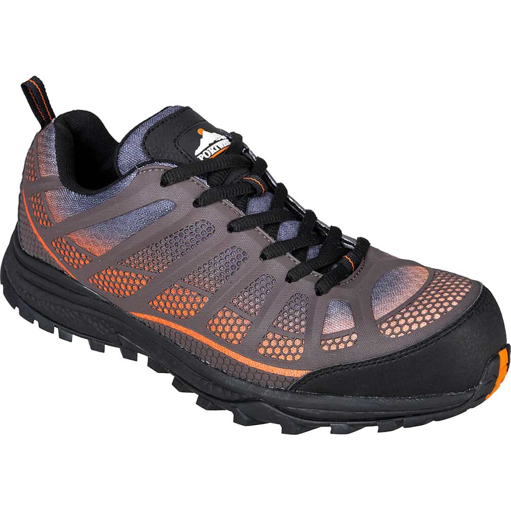 Portwest Compositelite Low Cut Spey Trainers Orange / Black Size 10