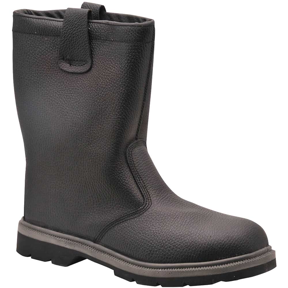 Portwest Steelite S1P CI HRO Safety Rigger Boots Black Size 6.5