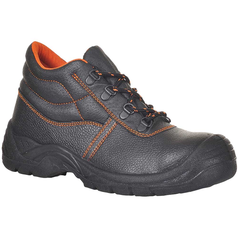 Portwest S3 Kumo Scuff Cap Steel Toe Safety Boots Black Size 8