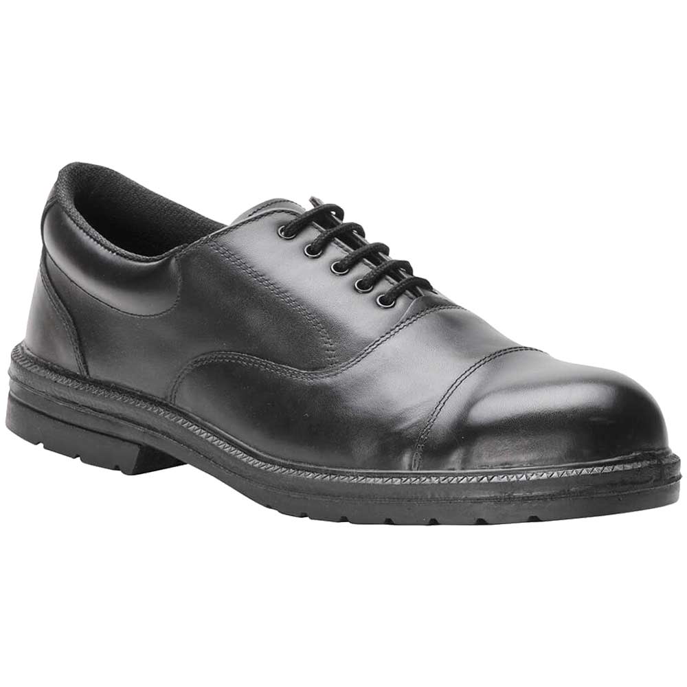 Portwest Executive Steel Toe Cap Oxford Safety Shoes Black Size 10