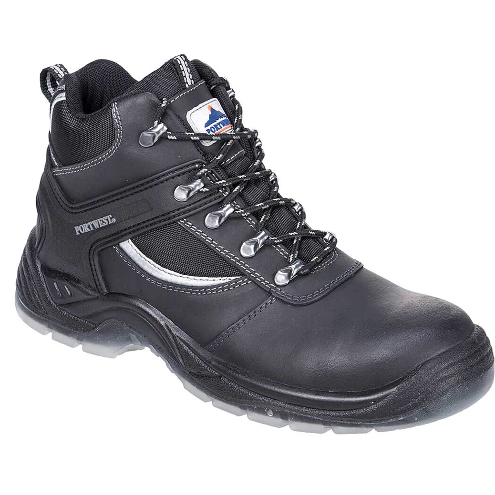 Portwest Steelite S3 Mustang Safety Boots Black Size 10
