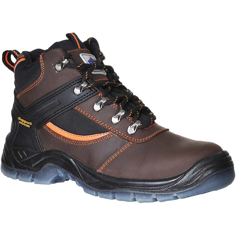 Portwest Steelite S3 Mustang Safety Boots Brown Size 6