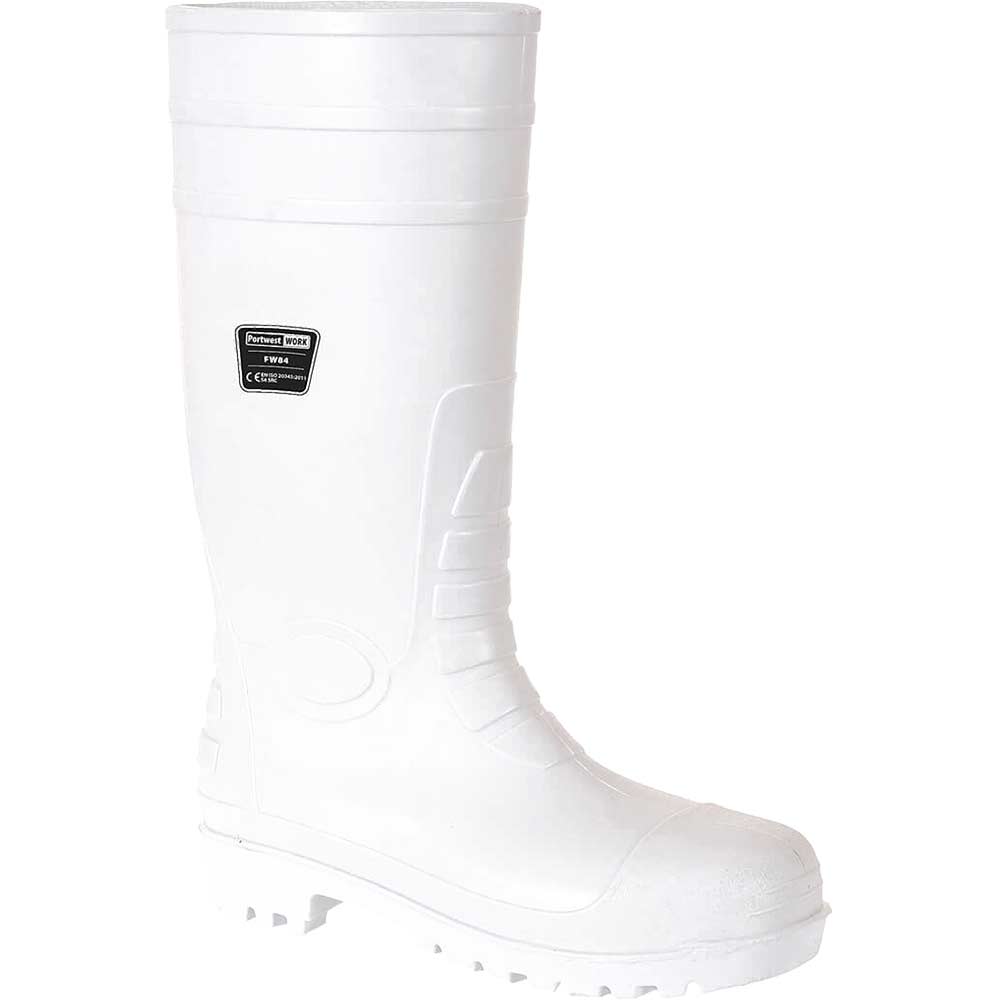 Portwest Food Industry Safety Wellington Boots White Size 6