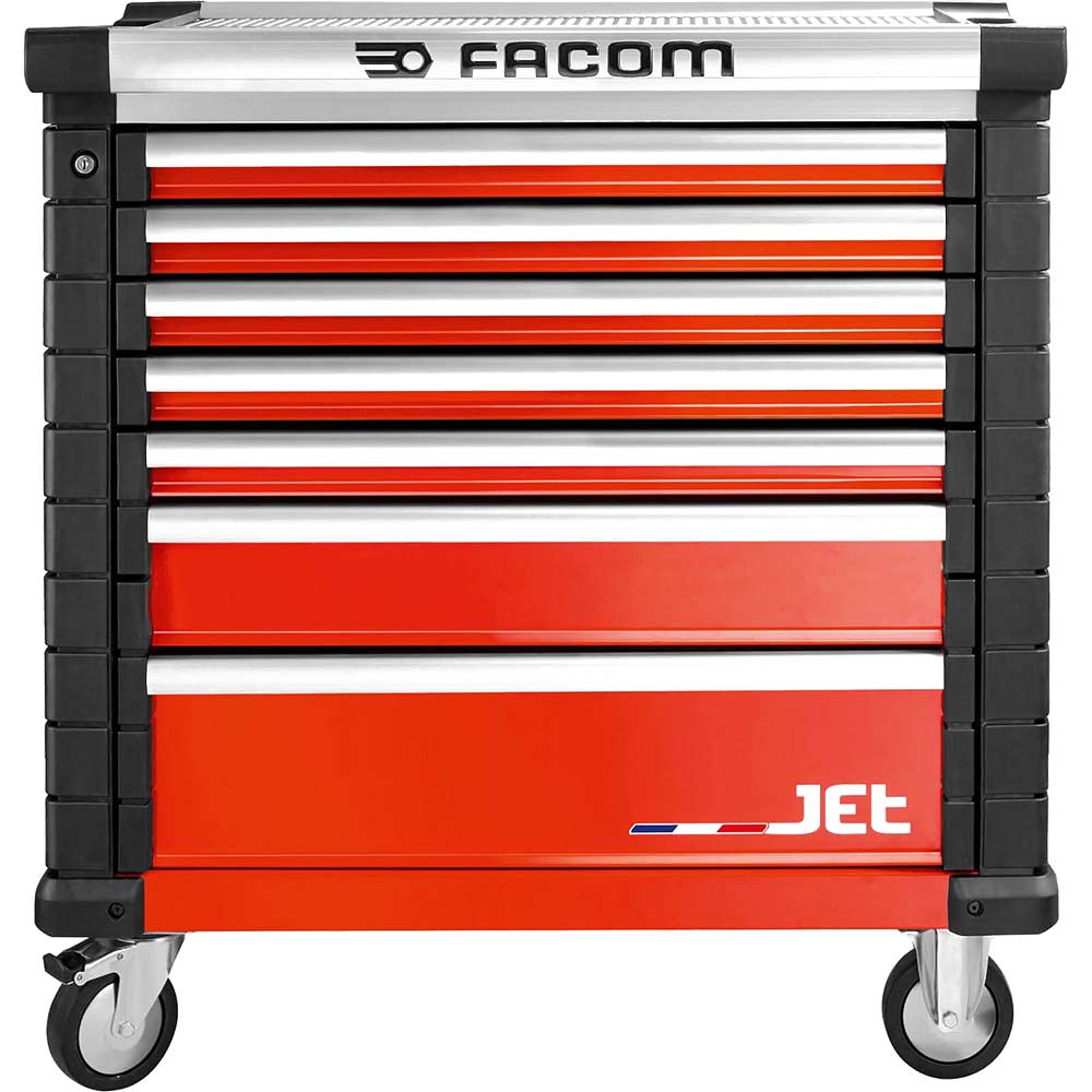 Facom JETM4 7 Drawer Tool Roller Cabinet Red