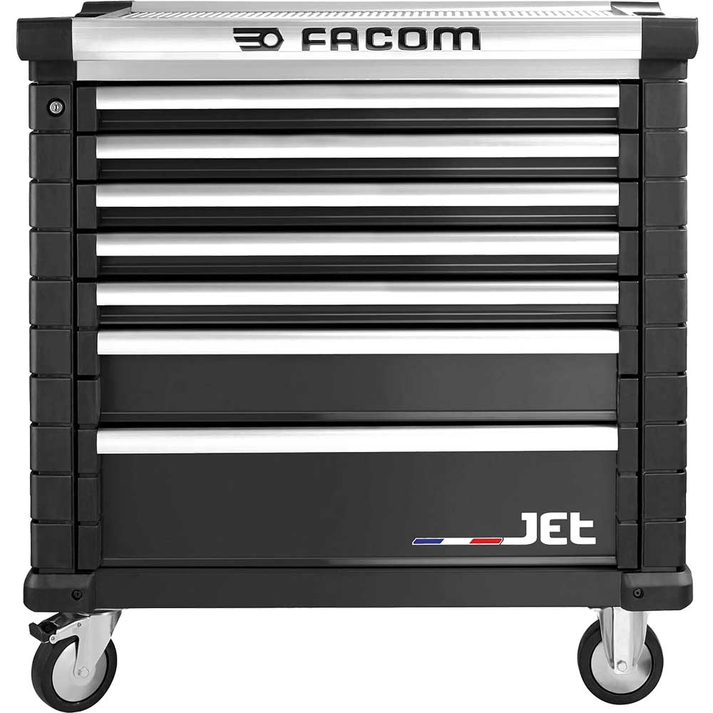 Facom JETM4 7 Drawer Tool Roller Cabinet Black