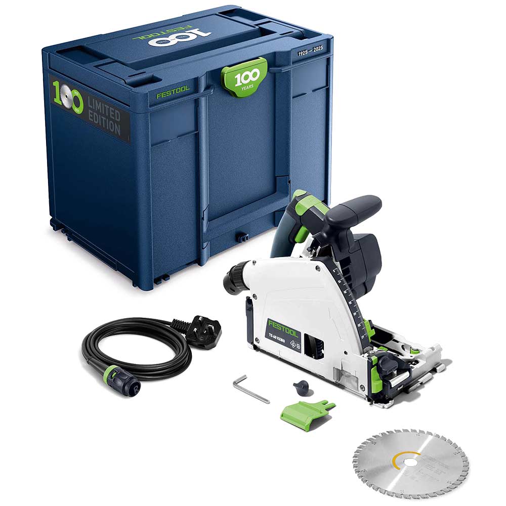 Festool TS 60 KEBQ-Plus Plunge Cut Circular Saw Limited 100 Year Edition 240v