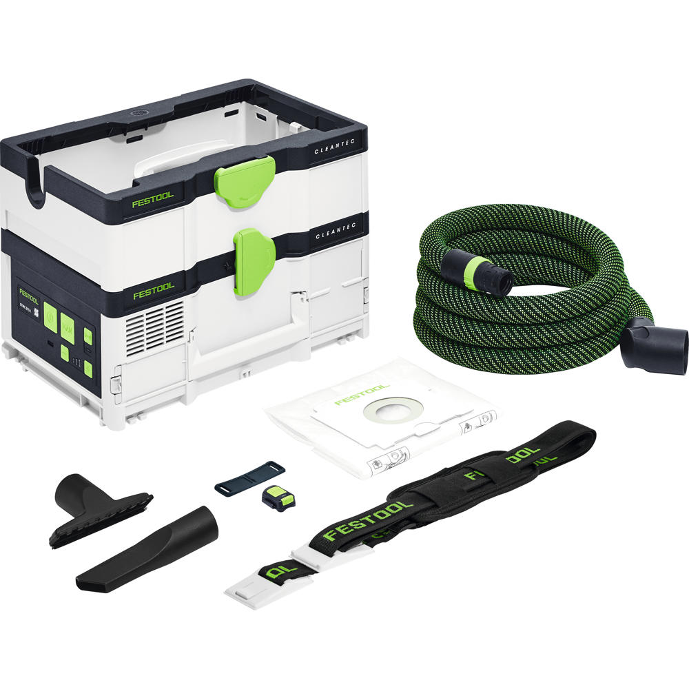 Festool CTMC SYS Cleantec Twin 18v Cordless M Class Mobile Dust Extractor No Batteries No Charger