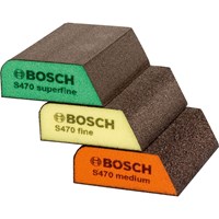 Bosch 3 Piece Hand Sanding Sponge Set