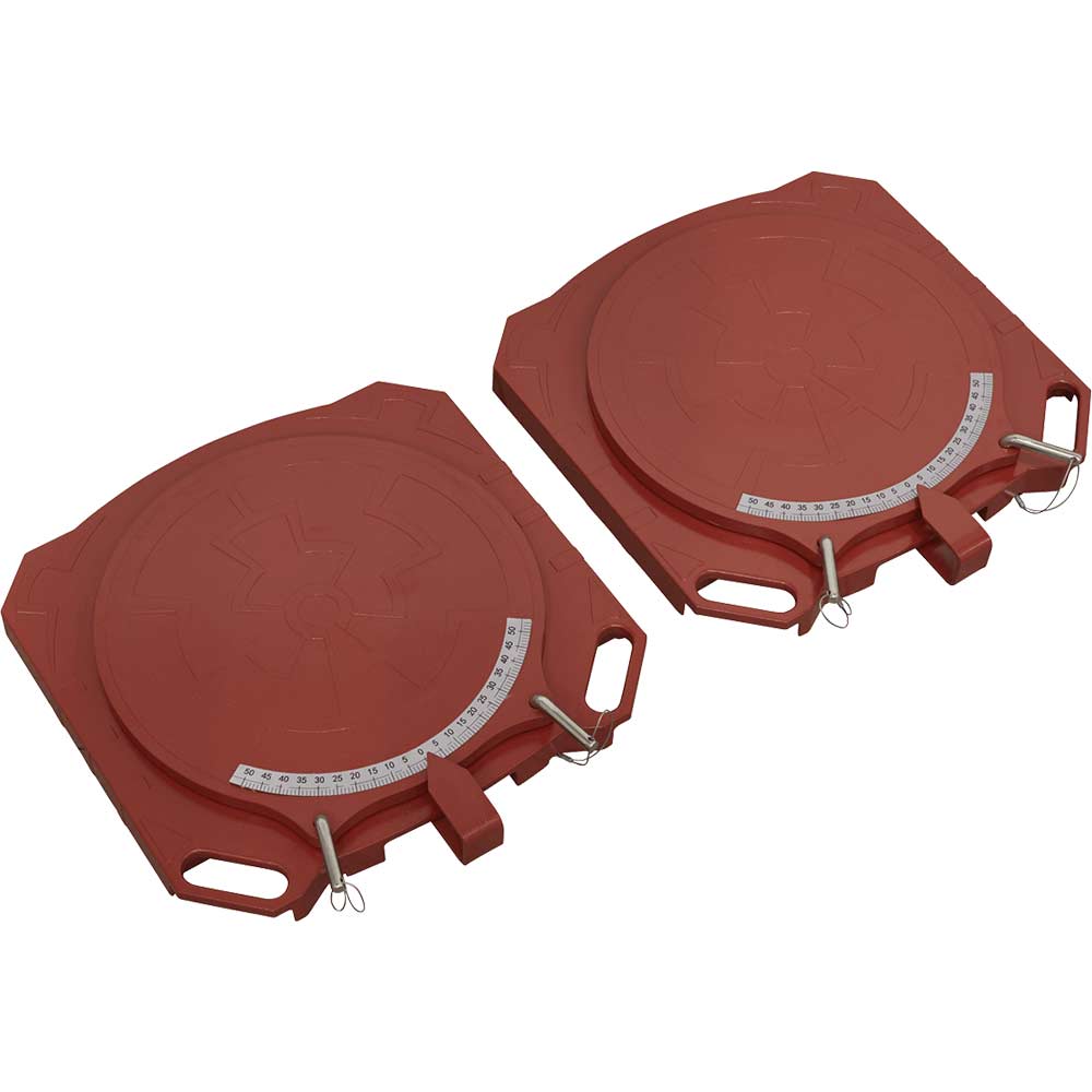 Sealey GA44 Steering Turntables for Caster Kingpin Gauge Sets