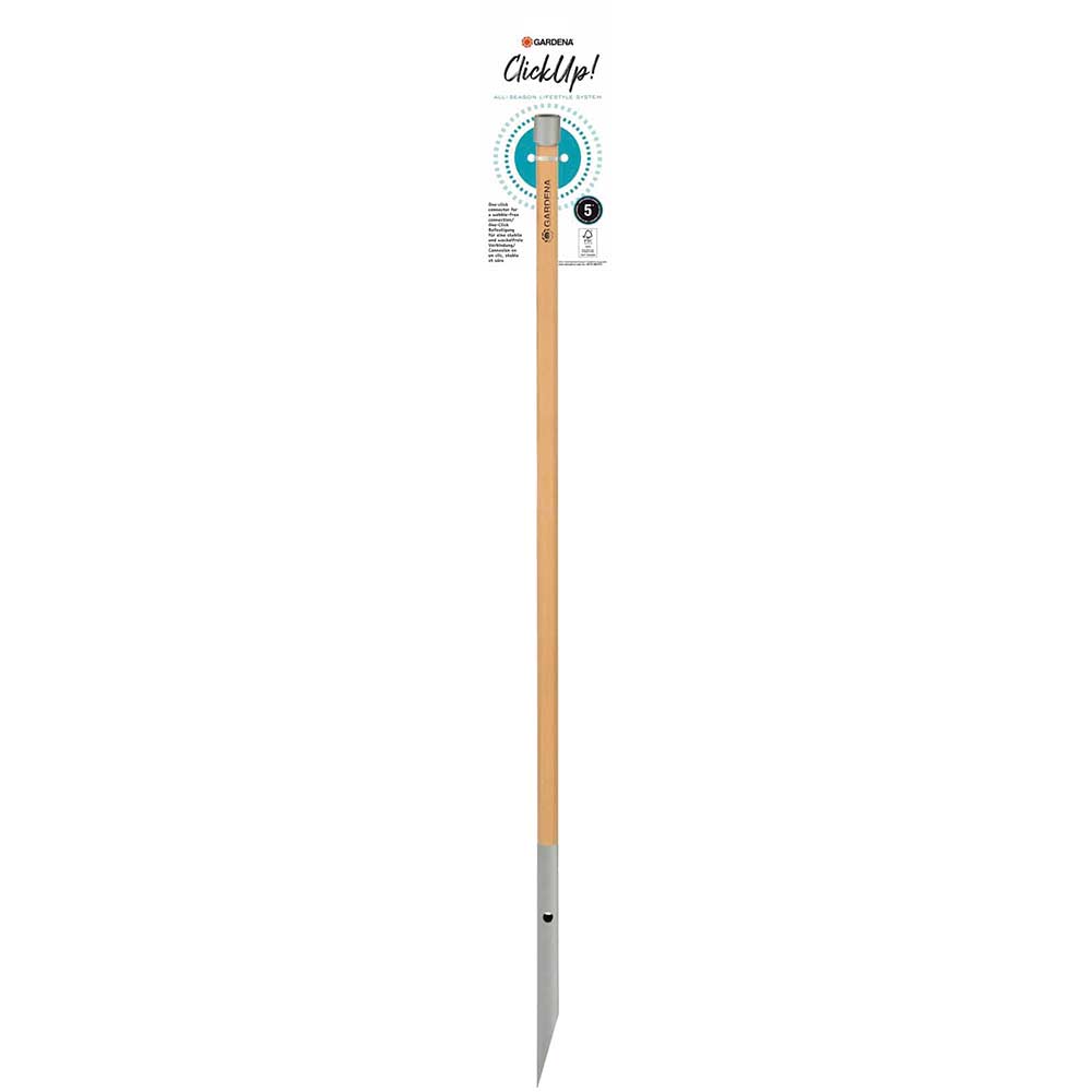 Gardena ClickUp! 100% FSC Wooden Handle 1.17m
