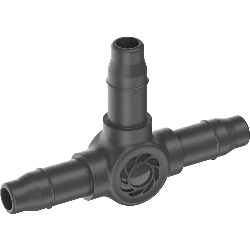 Image of Gardena MICRO DRIP T Joint Pipe Connector (New) 3/16" / 4.6mm Pack of 10