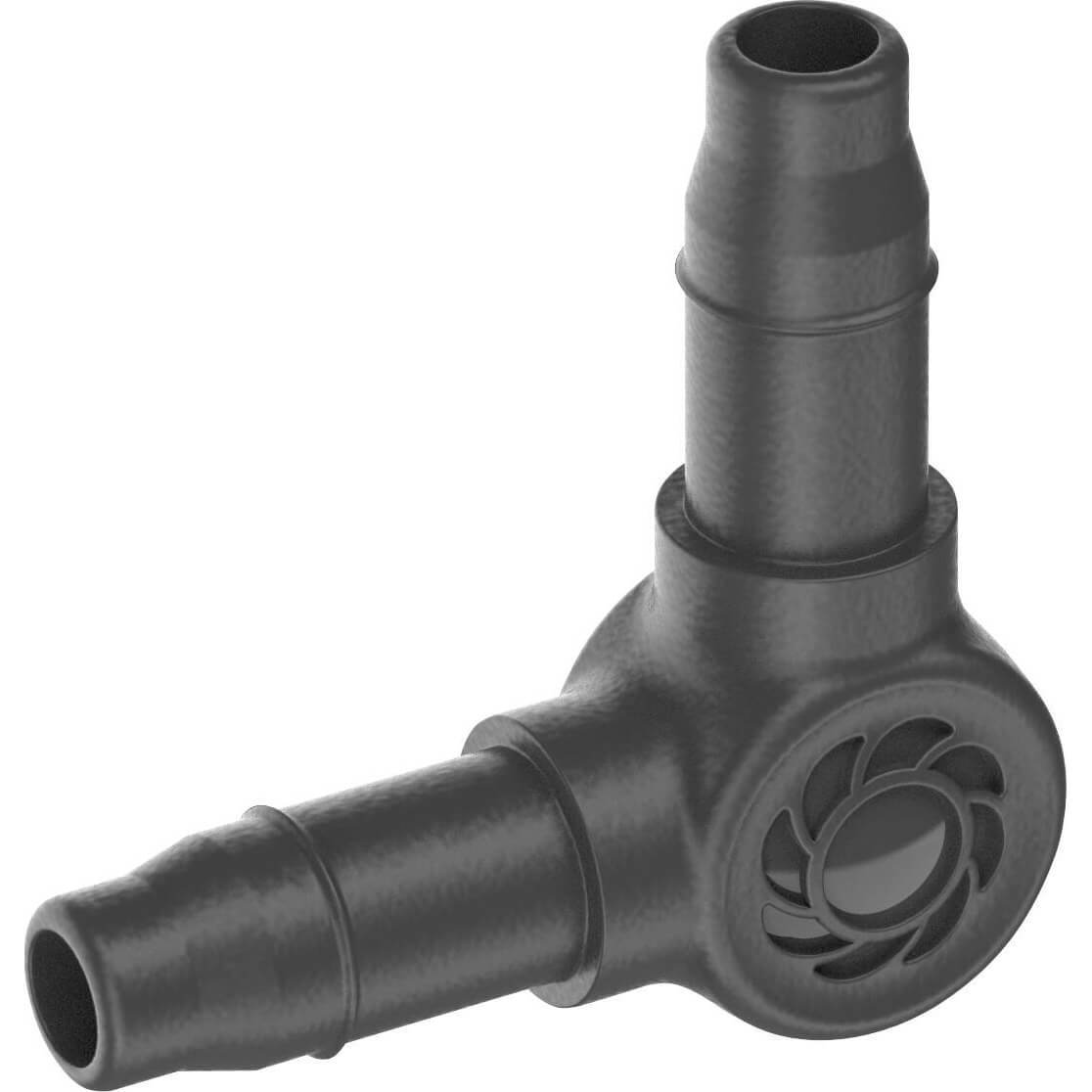 Image of Gardena MICRO DRIP L Joint Pipe Connector (New) 3/16" / 4.6mm Pack of 10