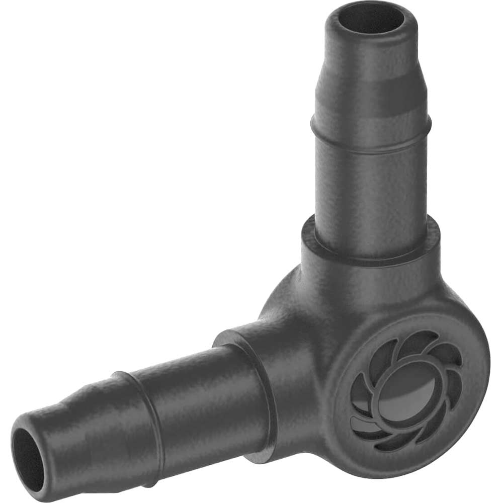 Image of Gardena MICRO DRIP L Joint Pipe Connector (New) 3/16" / 4.6mm Pack of 10