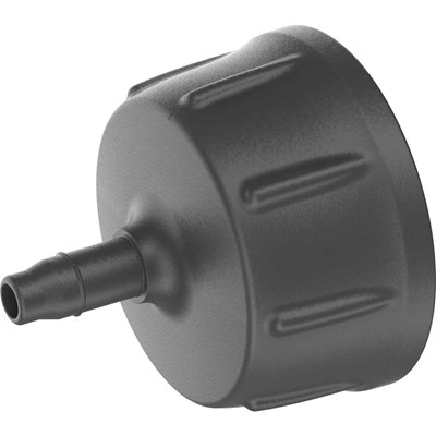 Gardena MICRO DRIP Threaded Tap to 3/16" / 4.6mm Pipe Connector