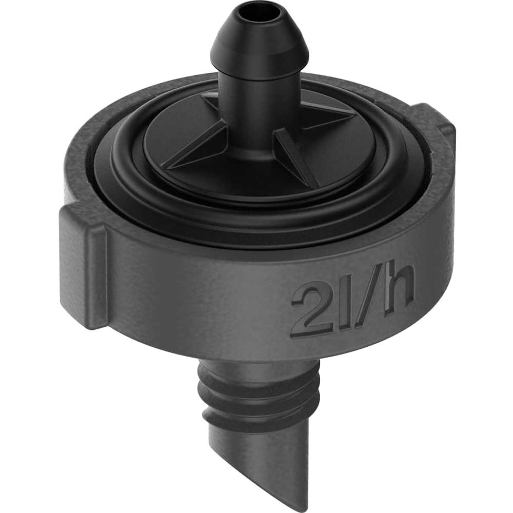 Image of Gardena MICRO DRIP Endline Pressure Compensating Drip Head (New) 3/16" / 4.6mm 2 Litres Hour Pack of 10