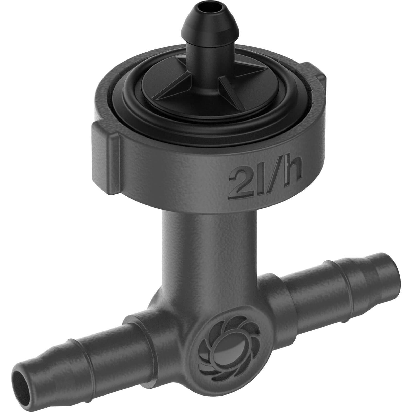 Image of Gardena MICRO DRIP Inline Pressure Compensating Drip Head (New) 3/16" / 4.6mm 2 Litres Hour Pack of 10