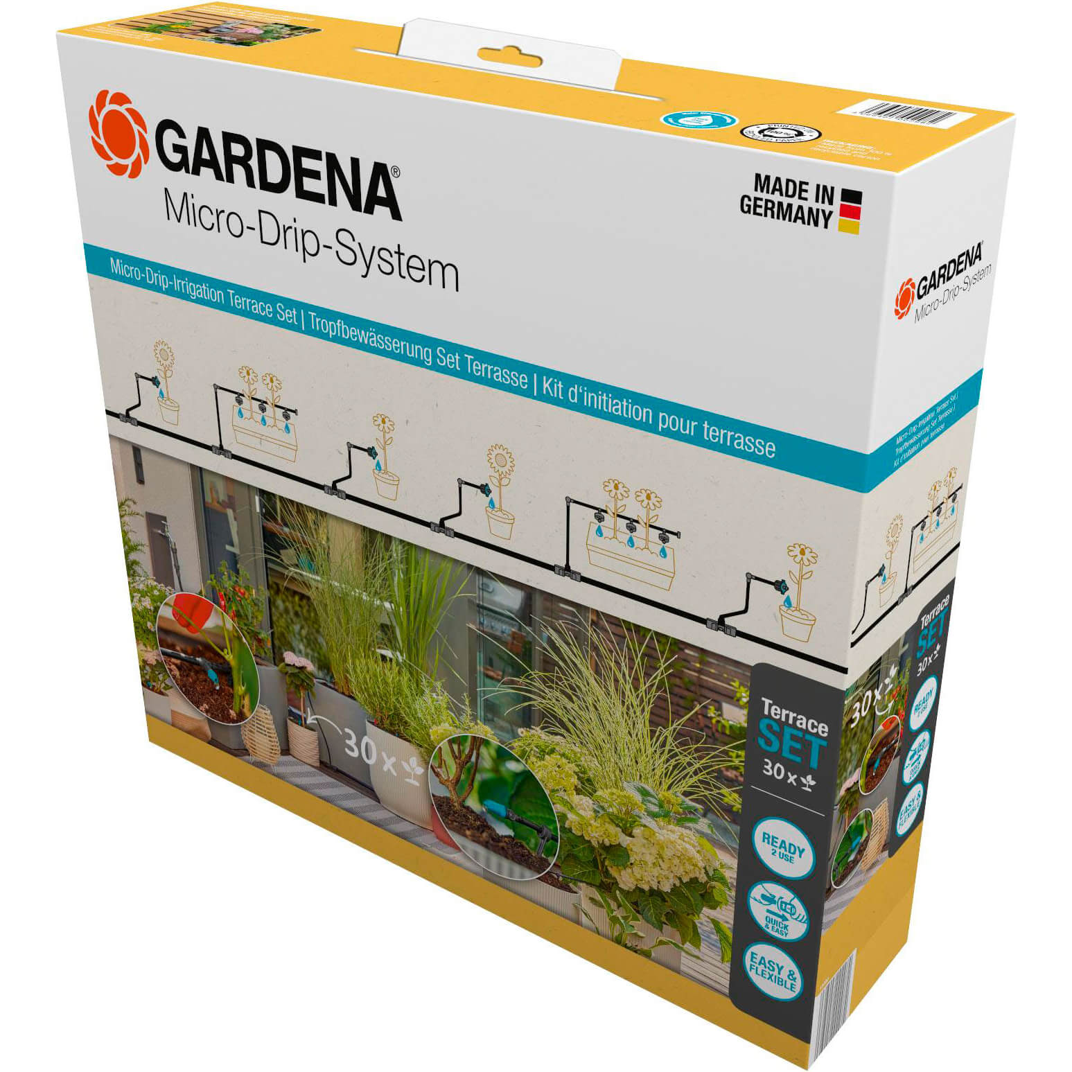 Photos - Other for Irrigation GARDENA MICRO DRIP Starter Set for Terrace 13400-20 