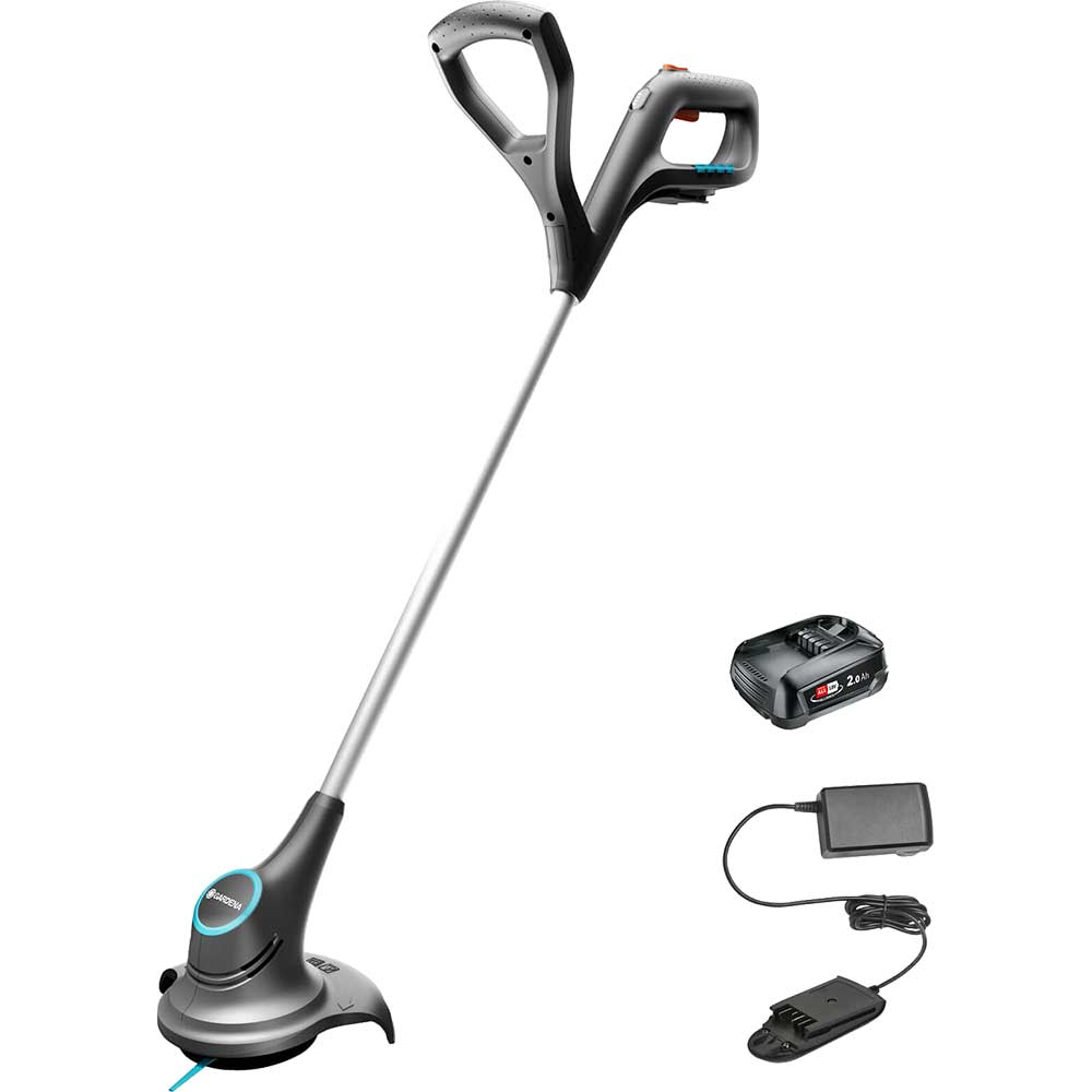 Gardena SMALLCUT 23 P4A 18v Cordless Grass Trimmer 230mm 1 x 2ah Li-ion Charger