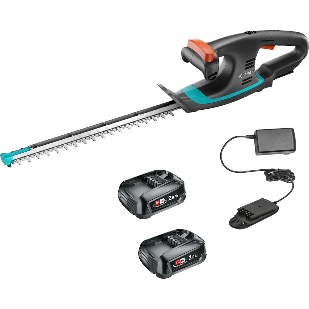 Gardena EASYCUT 40 P4A 18v Cordless Hedge Trimmer 400mm 2 x 2ah Li-ion Charger