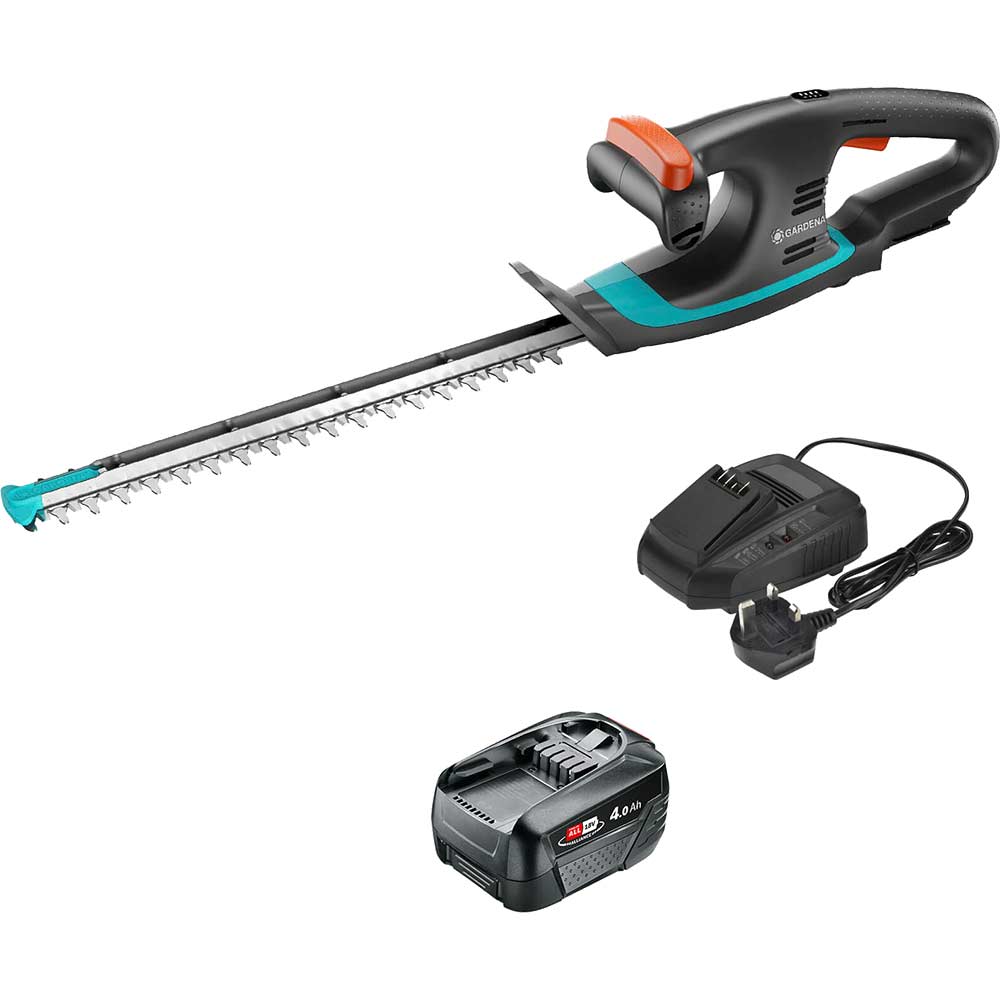 Gardena EASYCUT 40 P4A 18v Cordless Hedge Trimmer 400mm 1 X 4ah Li-ion Charger