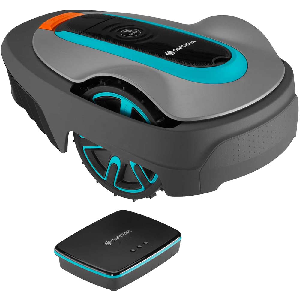 Image of Gardena Smart SILENO CITY Robotic Lawnmower 500 Set 1 x 2ah Integrated Li-ion Charger