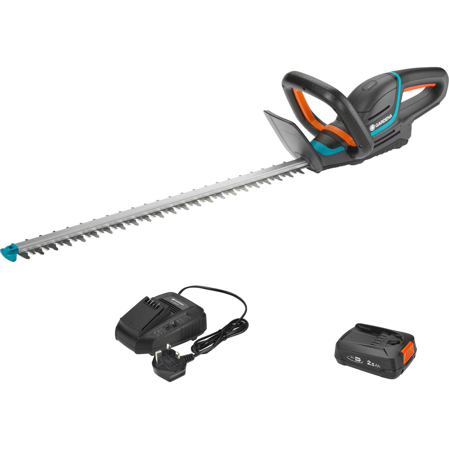 Image of Gardena COMFORTCUT P4A 18v Cordless Hedge Trimmer 600mm 1 x 2.5ah Li-ion Charger